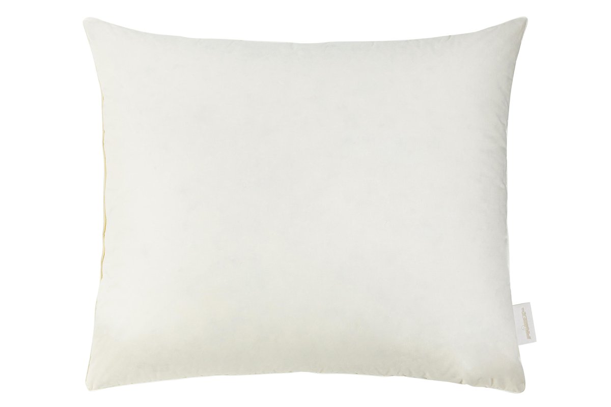 Poduszka z pierza 40x40 pierze gęsie ekstra 300g kremowa