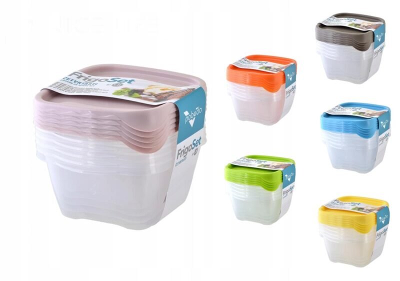 Zestaw Pojemników Plastikowych 1.2L 5Szt. 431027