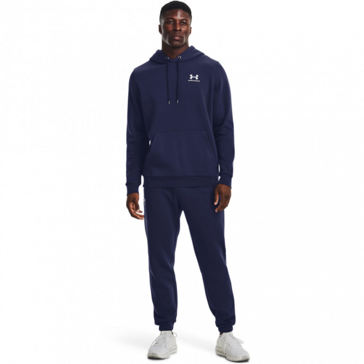 Męskie spodnie dresowe Under Armour UA Icon Fleece Jogger - granatowe - UNDER ARMOUR