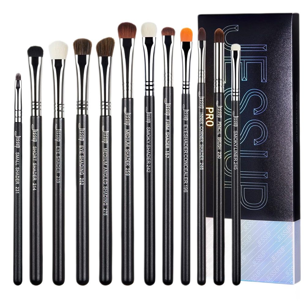 JESSUP SET Pro Eyeshadow Brush zestaw dwunastu pędzli do makijażu T339