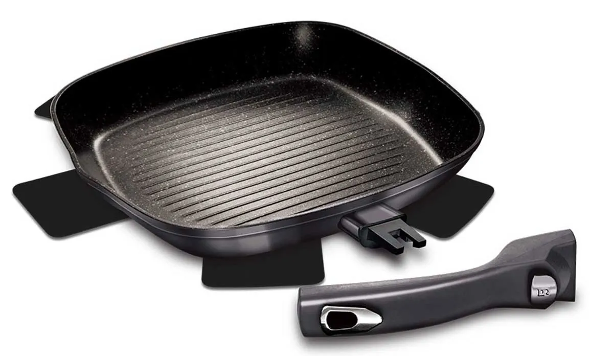 Nowoczesna patelnia grillowa z odpinaną rączką L7-W13