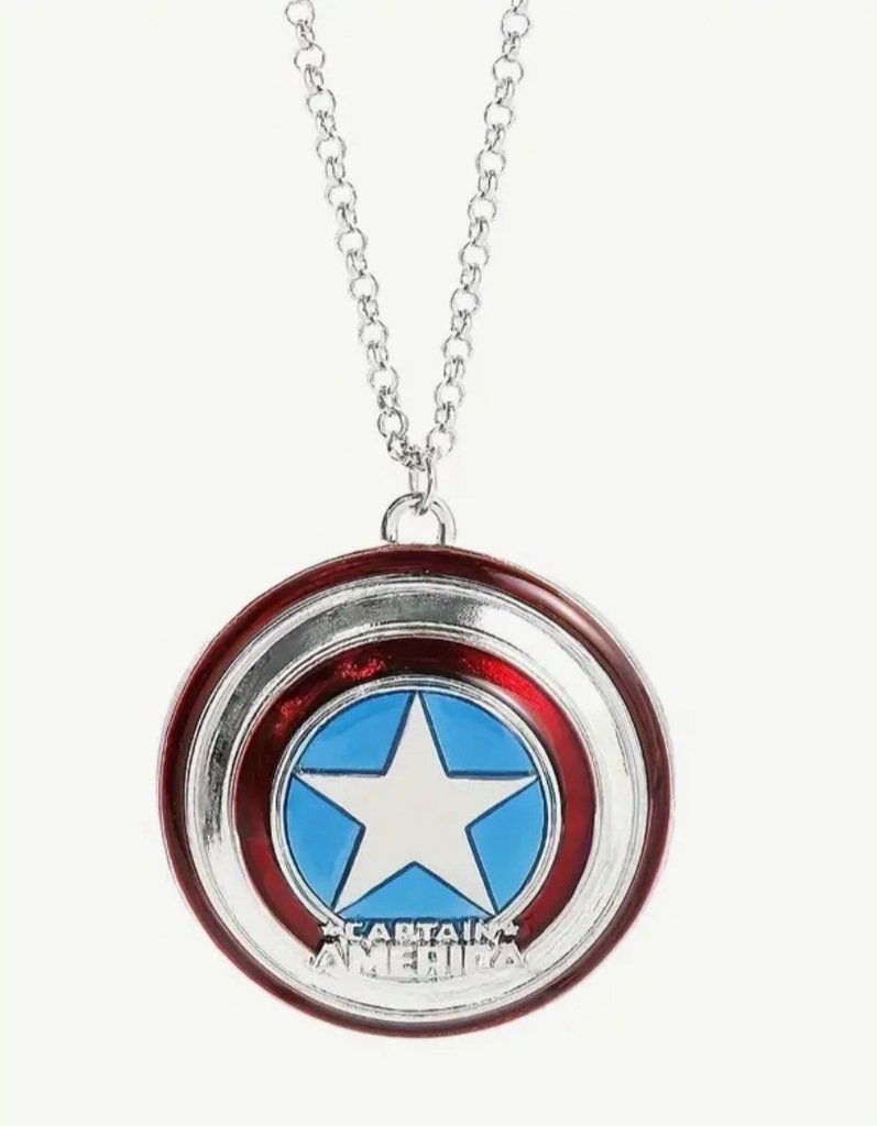 Naszyjnik wisiorek Kapitan Capitan America Marvel prezent