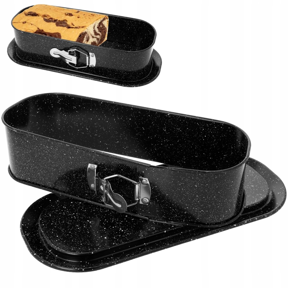 BLACHA STAL NIERDZEWNA NONSTICK KEKSÓWKA DO PIECZENIA CHLEBA CIASTA FORMA