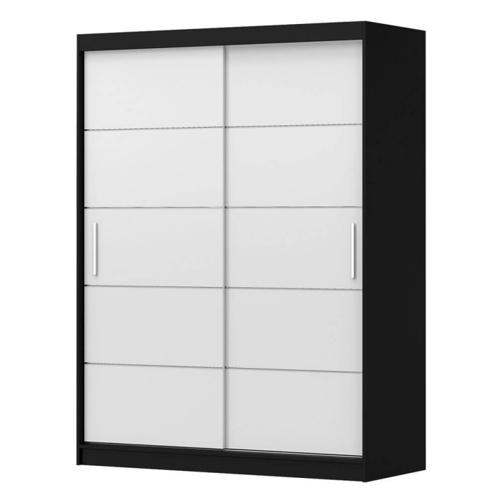 Szafa VISTA 06 150| Czarny, Biały