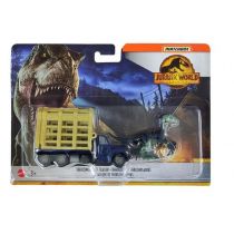 Matchbox Jurassic World Transporter z Terizinozaur Mattel