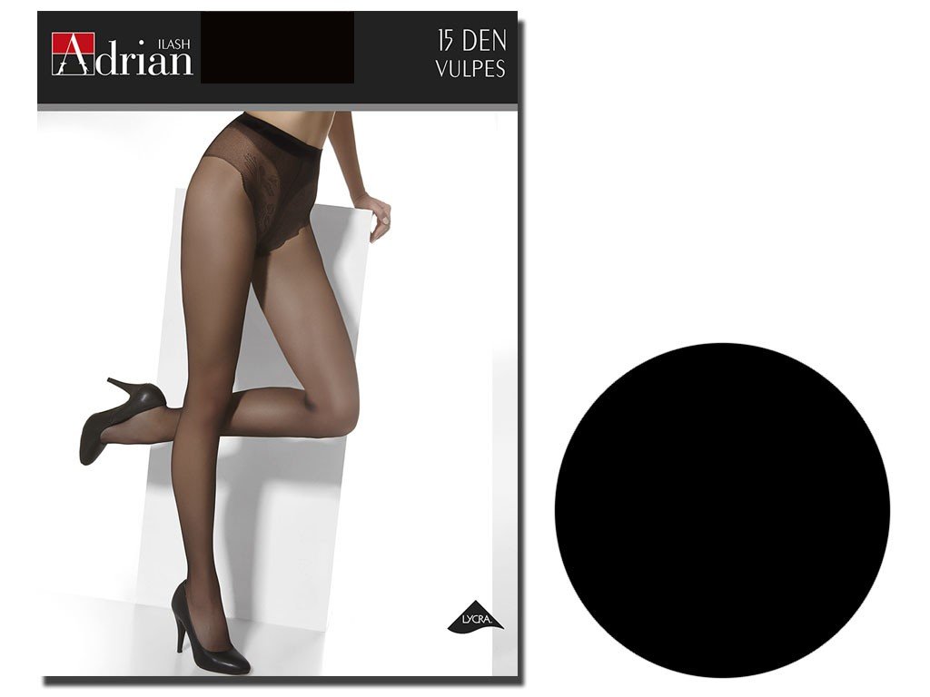 Rajstopy 15 Den Gładkie Adrian Vulpes Nero 2