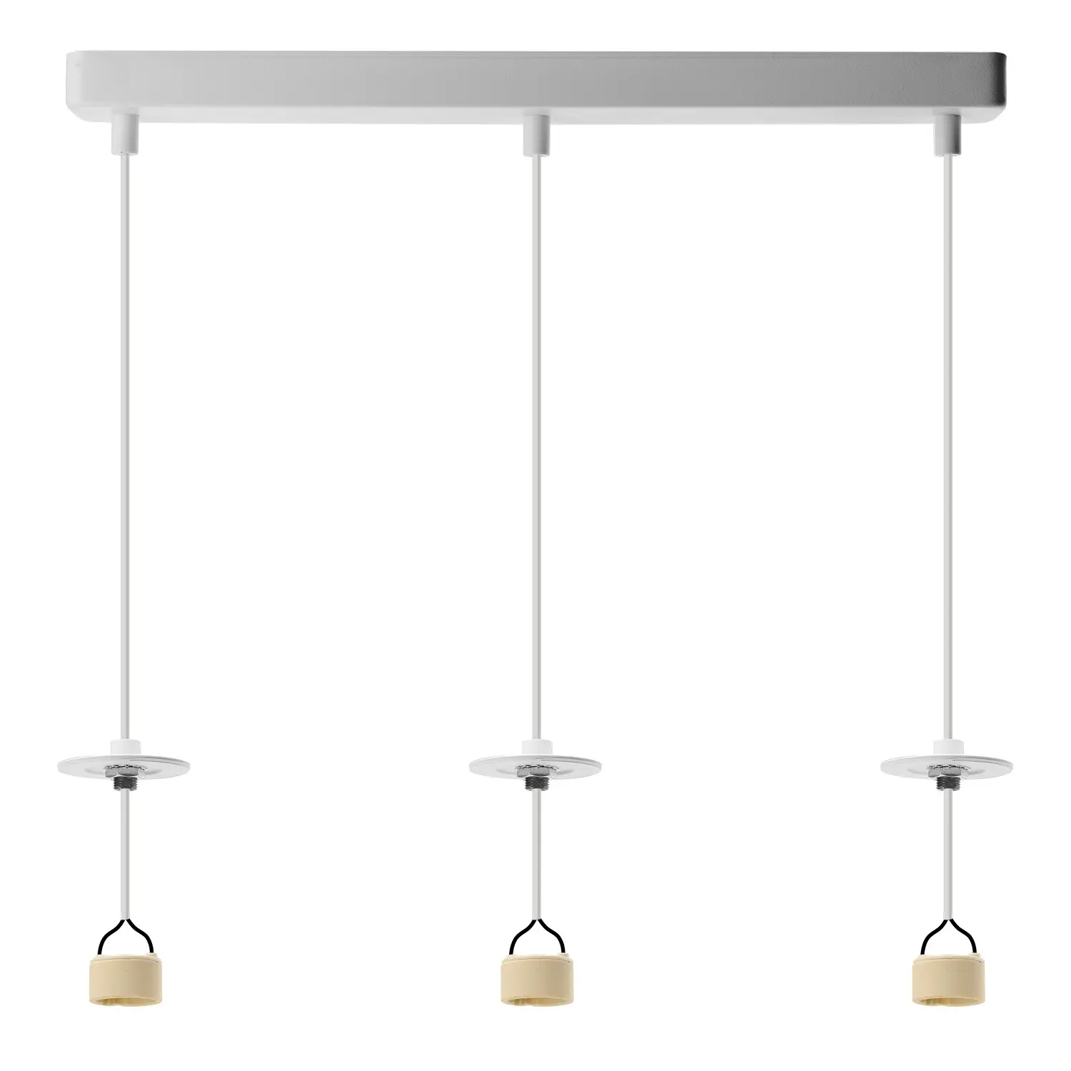 Baza lampy wiszącej LUCAS 3L GU10 WH AZ6163 - AZzardo