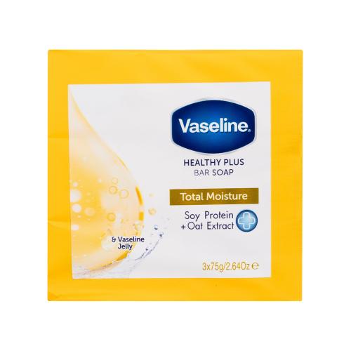 Vaseline Healthy Plus Bar Soap Total Moisture Mydło w kostce Zestaw