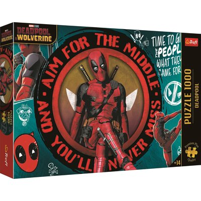 Trefl, puzzle premium plus, Deadpool, 1000 elementów