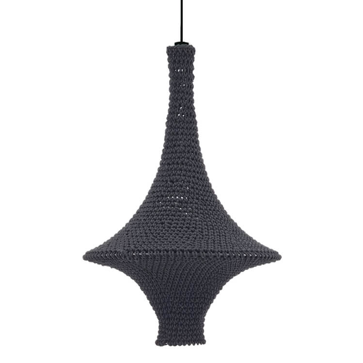 Dekoracyjna lampa wisząca Alda 5113 Shilo z regulacją do sypialni czarny