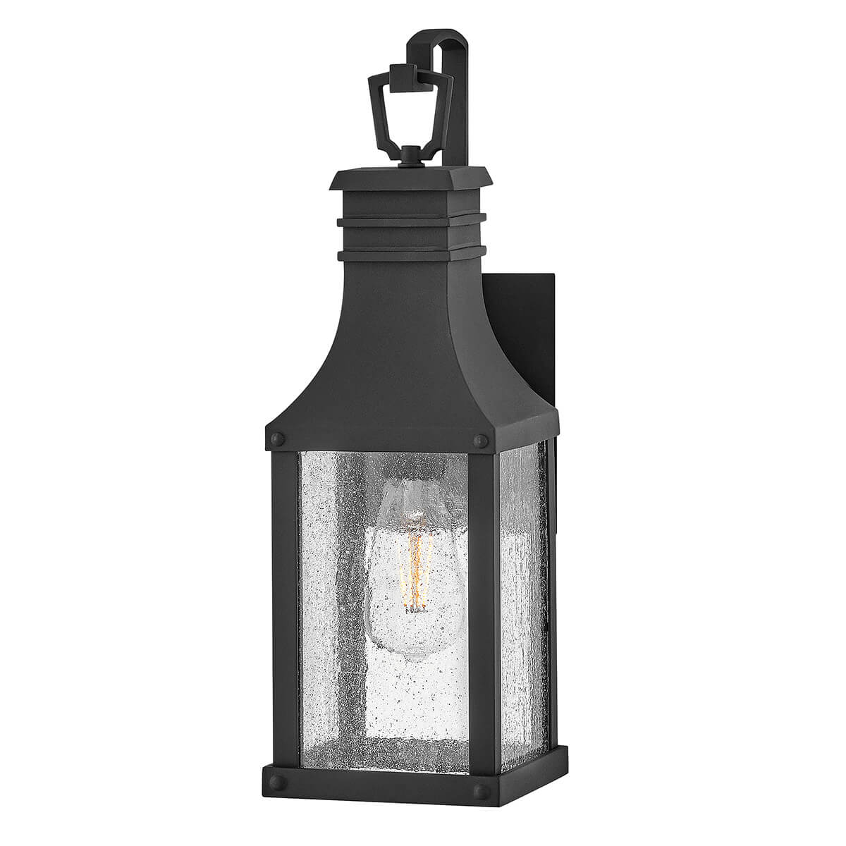 Kinkiet ogrodowy Beacon HK-BEACON-HILL-S-MB Hinkley IP44 latarnia metalowy czarny