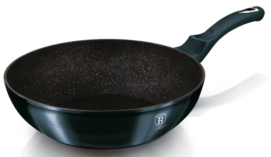 Niebieski wok z systemem turbo induction 28cm G5-L64