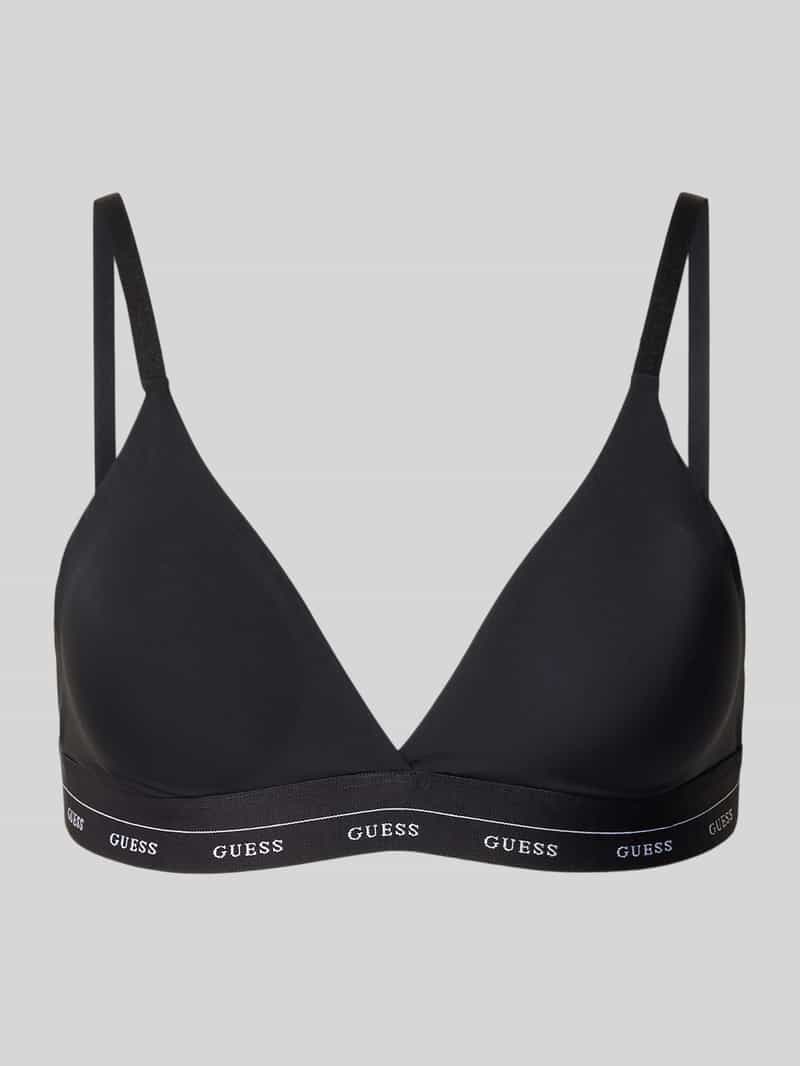Biustonosz trójkątny z paskiem z logo model ‘JANE’