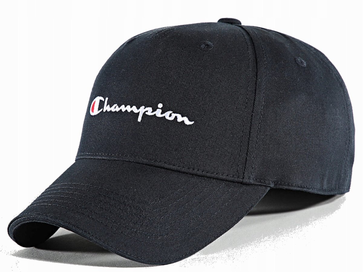 Czapka Z Daszkiem Champion 805973-Kk001 Bejsbolówka Czarna Bawełniana