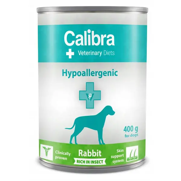 CALIBRA Veterianry Diets Dog Hypoallergenic Insect & Rabbit 400g