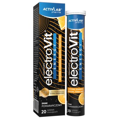 Elektrolity ACTIVLAB Energy Pomarańczowy (20 tabletek)