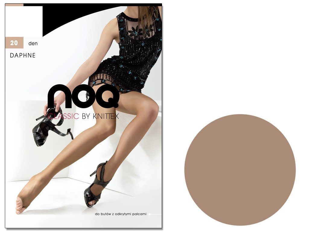 Rajstopy Bezpalcowe Daphne 15 Den Beige 2