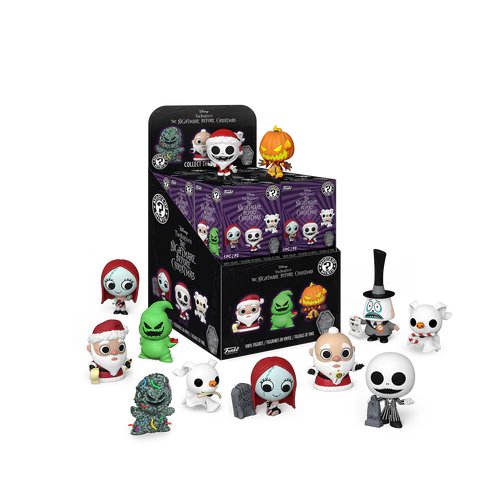nightmare before christmas 30th - mystery minis (box 12 figurines)