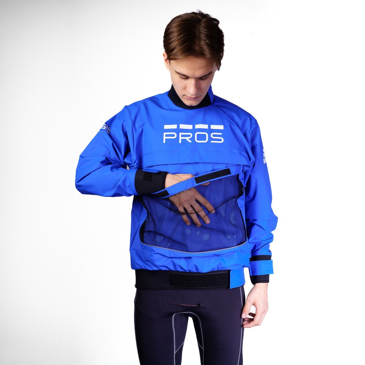 Kangurka żeglarska top 20000mm PROS STORMY, model 727, niebieska, rozmiar M