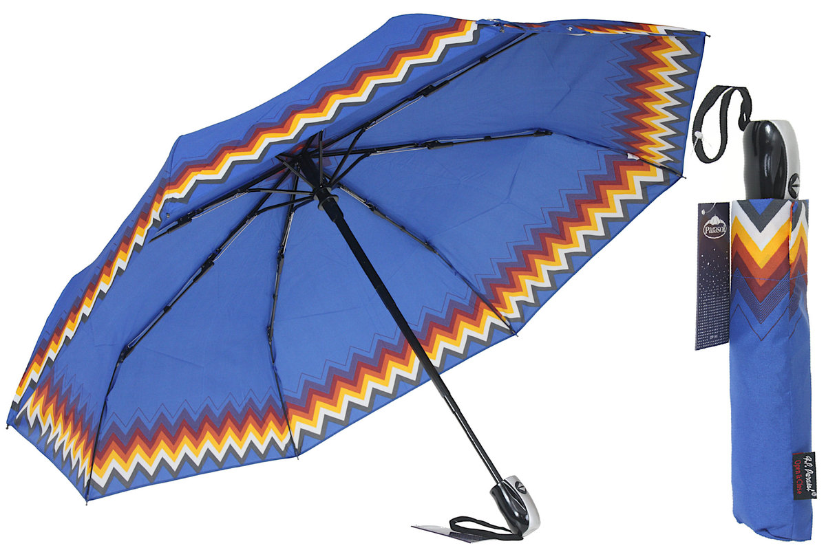 Elegancki Parasol Damski Niebieski - pełny Automat