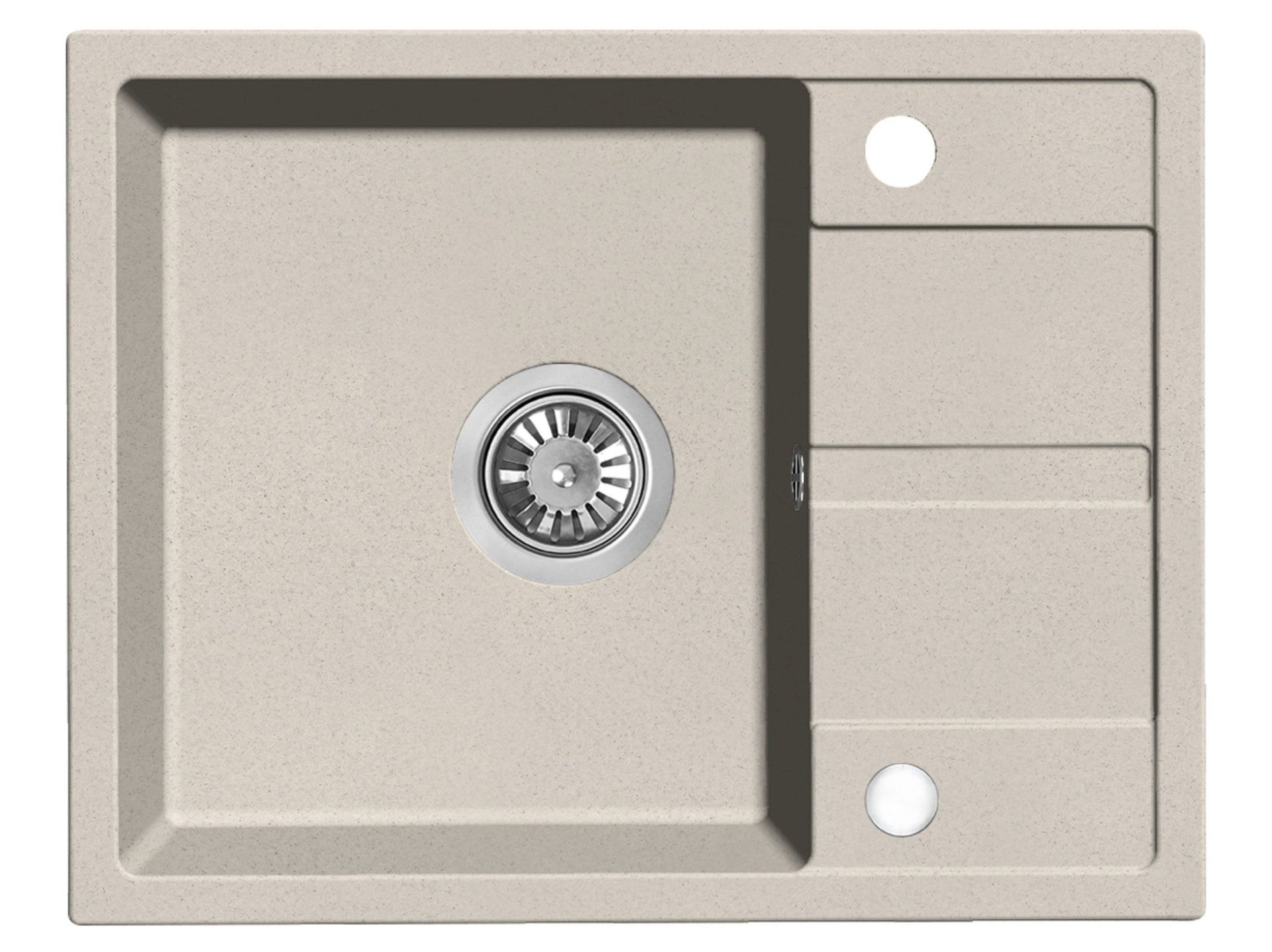 Zlewozmywak granitowy Kuchinox Hack 56x44x17 S52A413Y