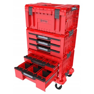 Zestaw skrzyń narzędziowych QS PRO Drawer Workshop Set 4 RUHD Z258360PG013 QBRICK PATROL GROUP