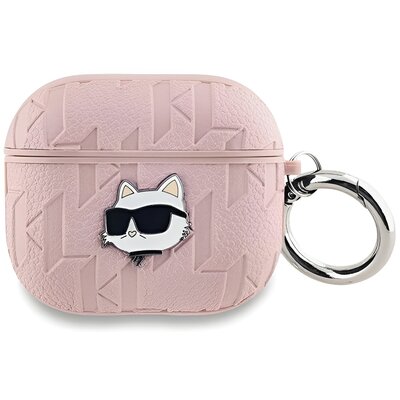 Karl Lagerfeld KLAP2PGCHPP AirPods Pro 2 (2022/2023) cover różowy/pink Monogram Choupette Head