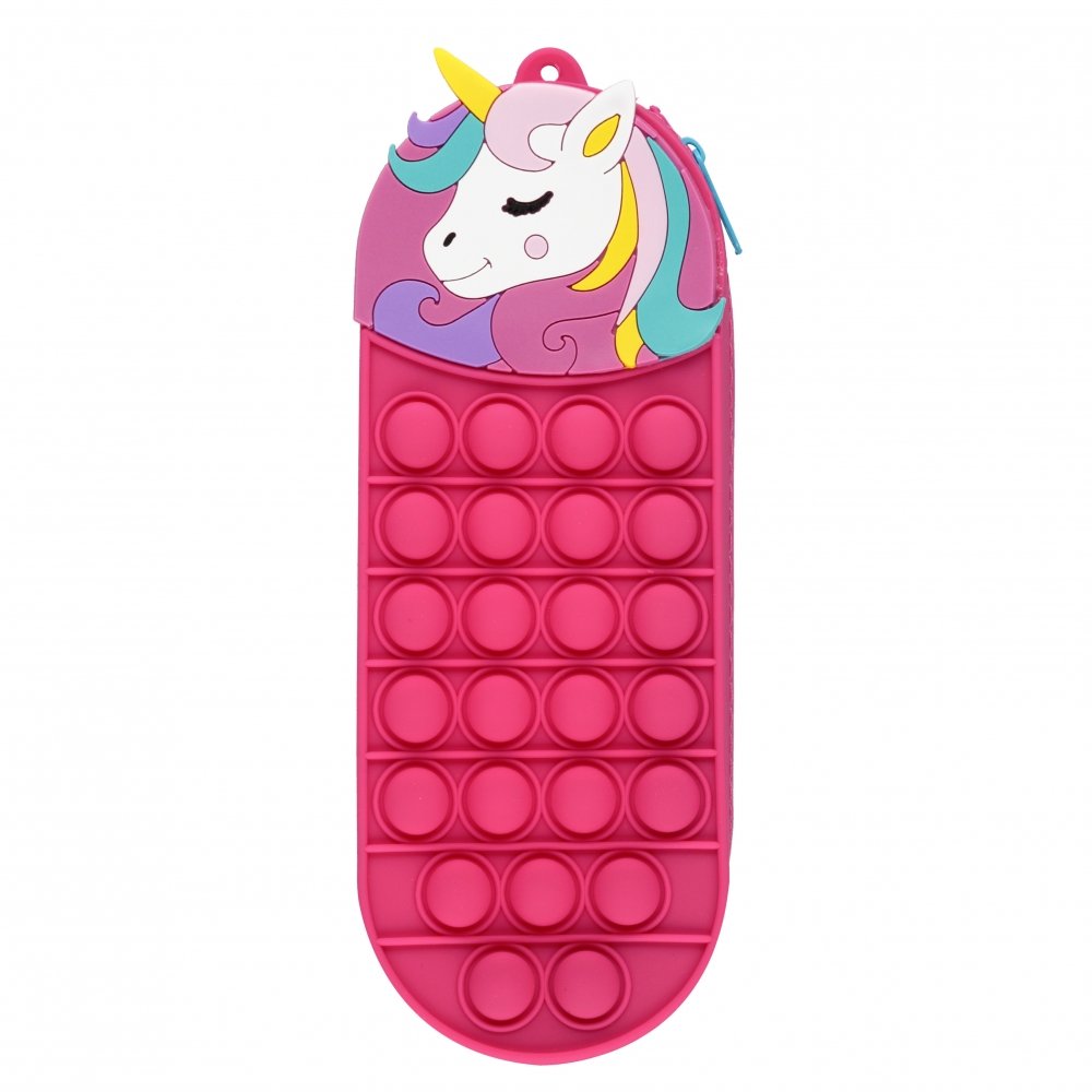 Piórnik silikon 1zamek Unicorn STARPAK
