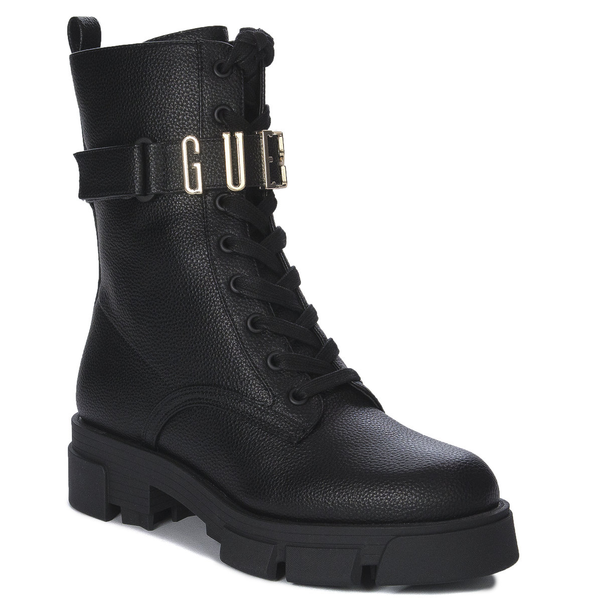 Guess Botki trzewiki damskie czarne-36