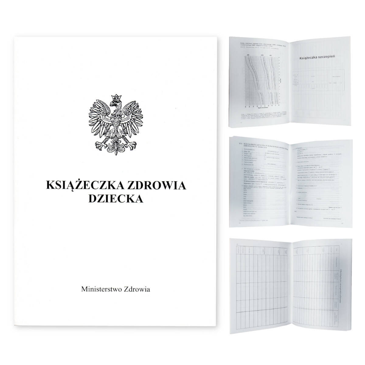 Książeczka Zdrowia Dziecka, Książeczka Szczepień wzór na 2025 r A5