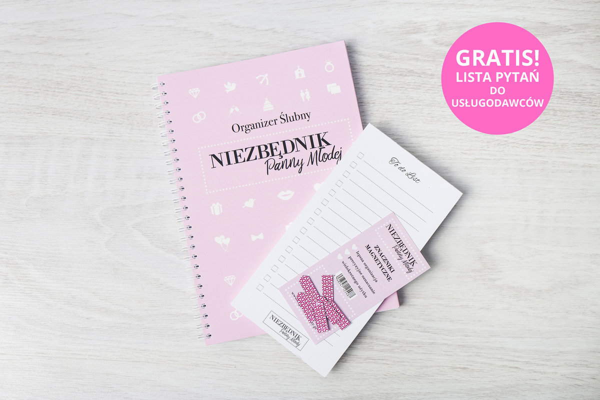 Zestaw Organizer Ślubny - Oprawa Spiralna