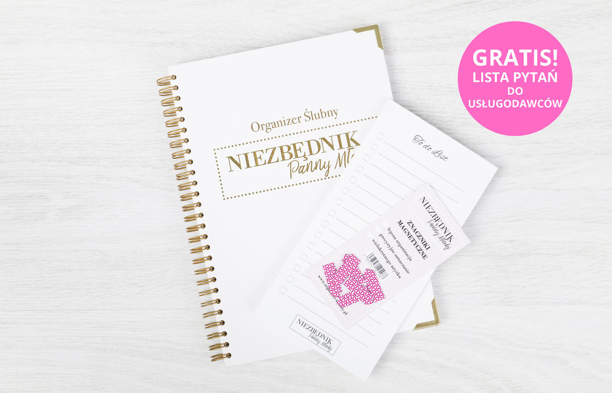 Zestaw Organizer Ślubny - Oprawa Limitowana