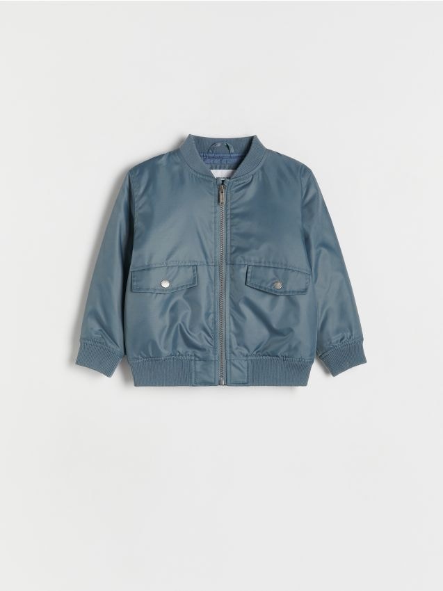Reserved - Kurtka bomber oversize - granatowy