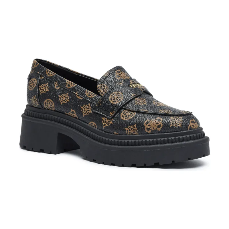 Guess Loafersy FINDA2 | z dodatkiem skóry