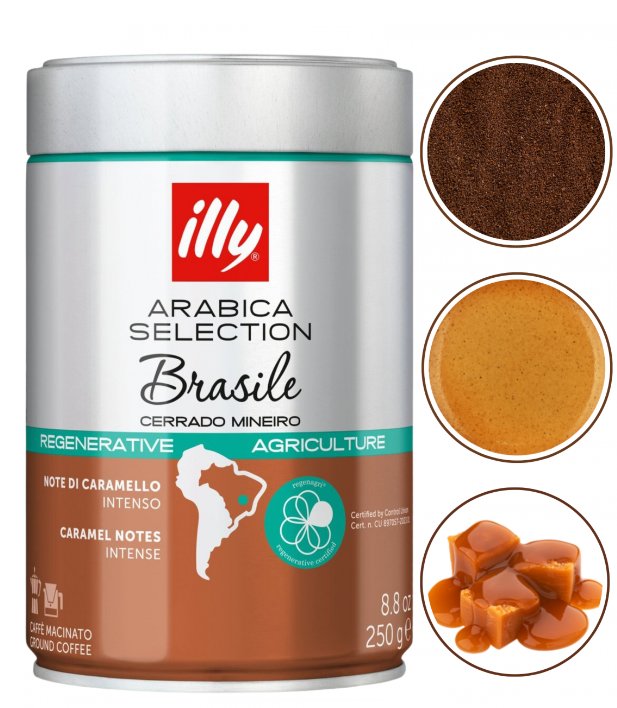 ILLY BRASILE ARABICA - KAWA MIELONA 250G