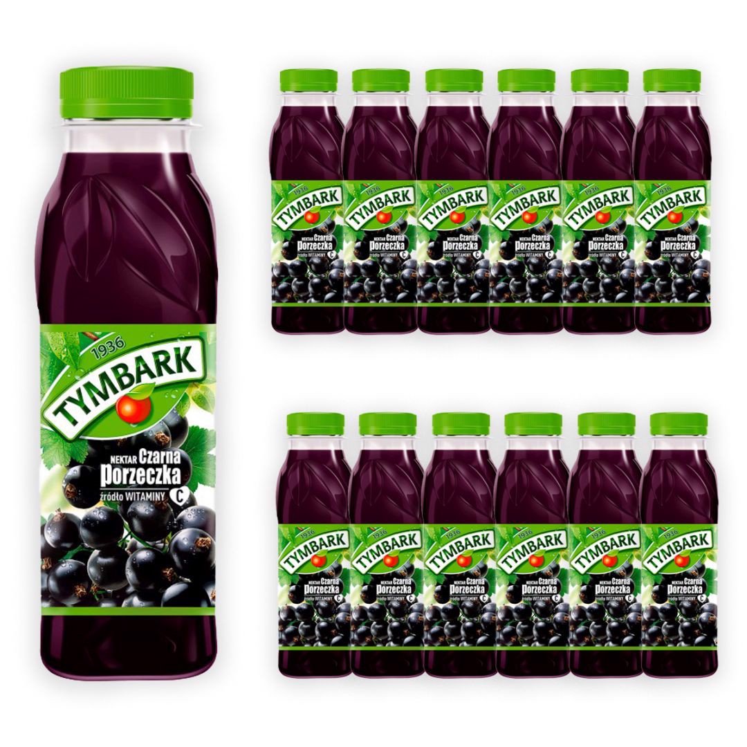 Tymbark Nektar czarna porzeczka 300 ml x12 sztuk