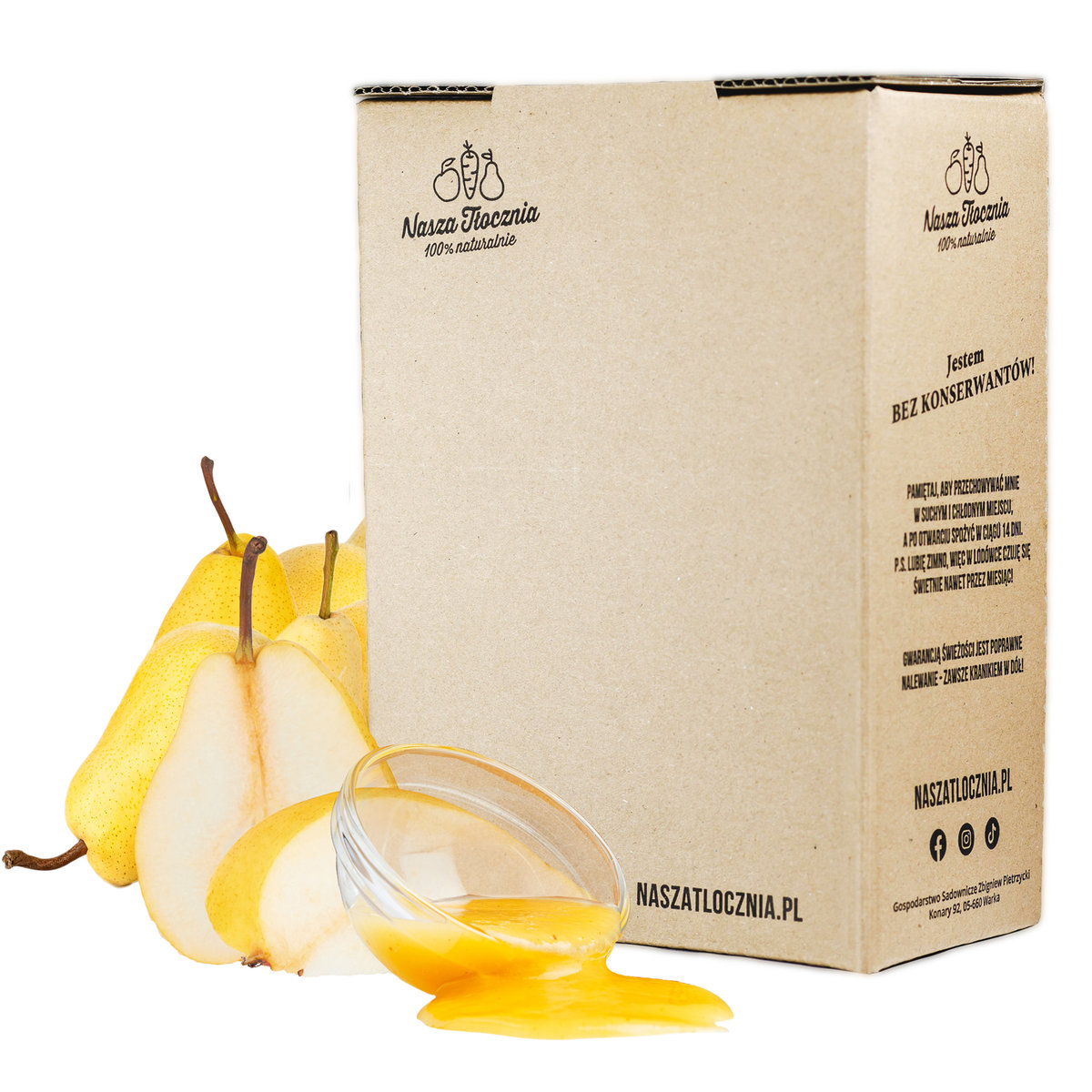 Przecier premium 100% Gruszka tylko 17,80 zł/kg 3kg