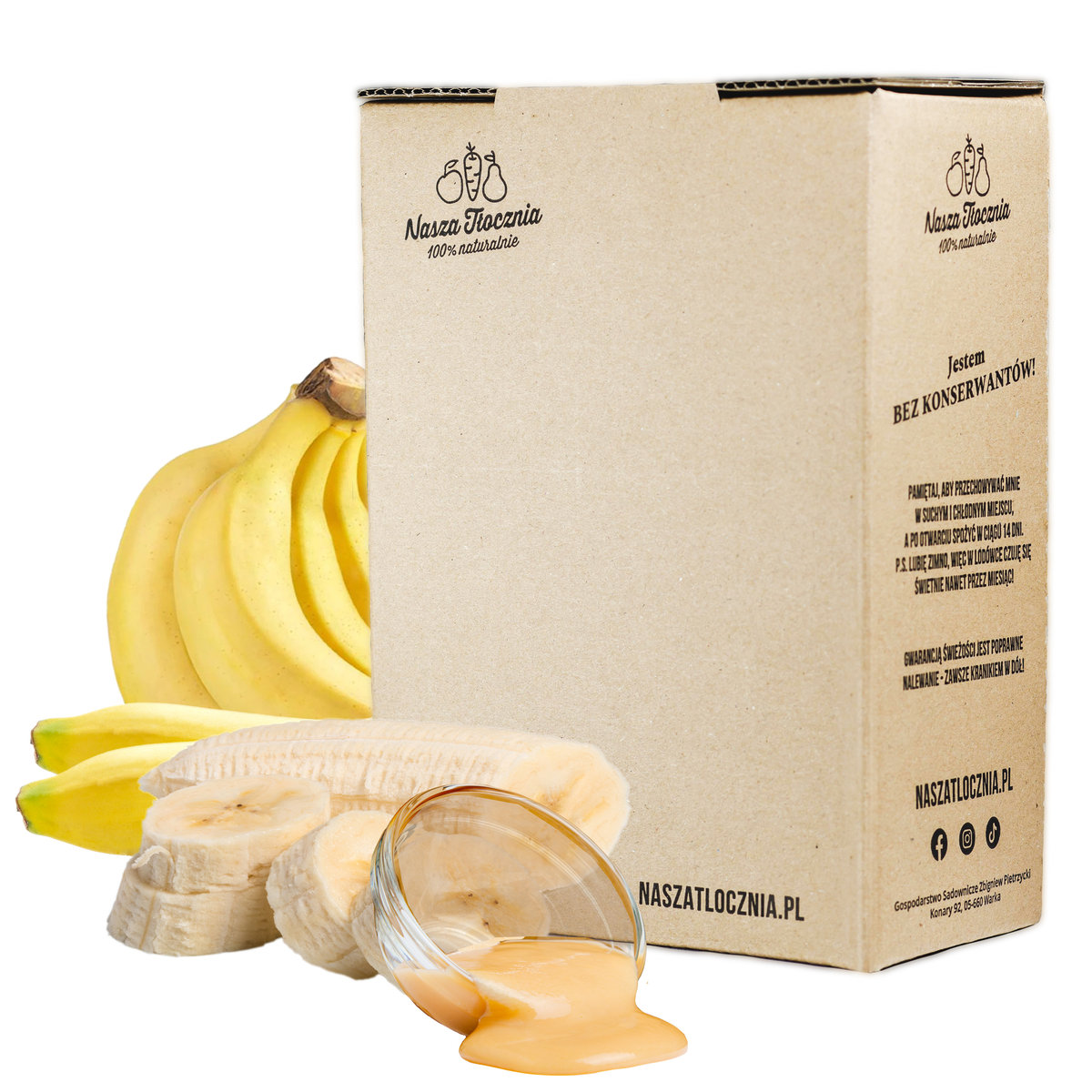 Przecier premium 100% Banan tylko 19,80 zł/kg 3kg