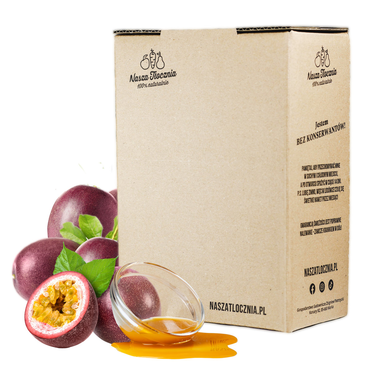 Przecier premium 100% Marakuja tylko 33 zł/kg 3kg