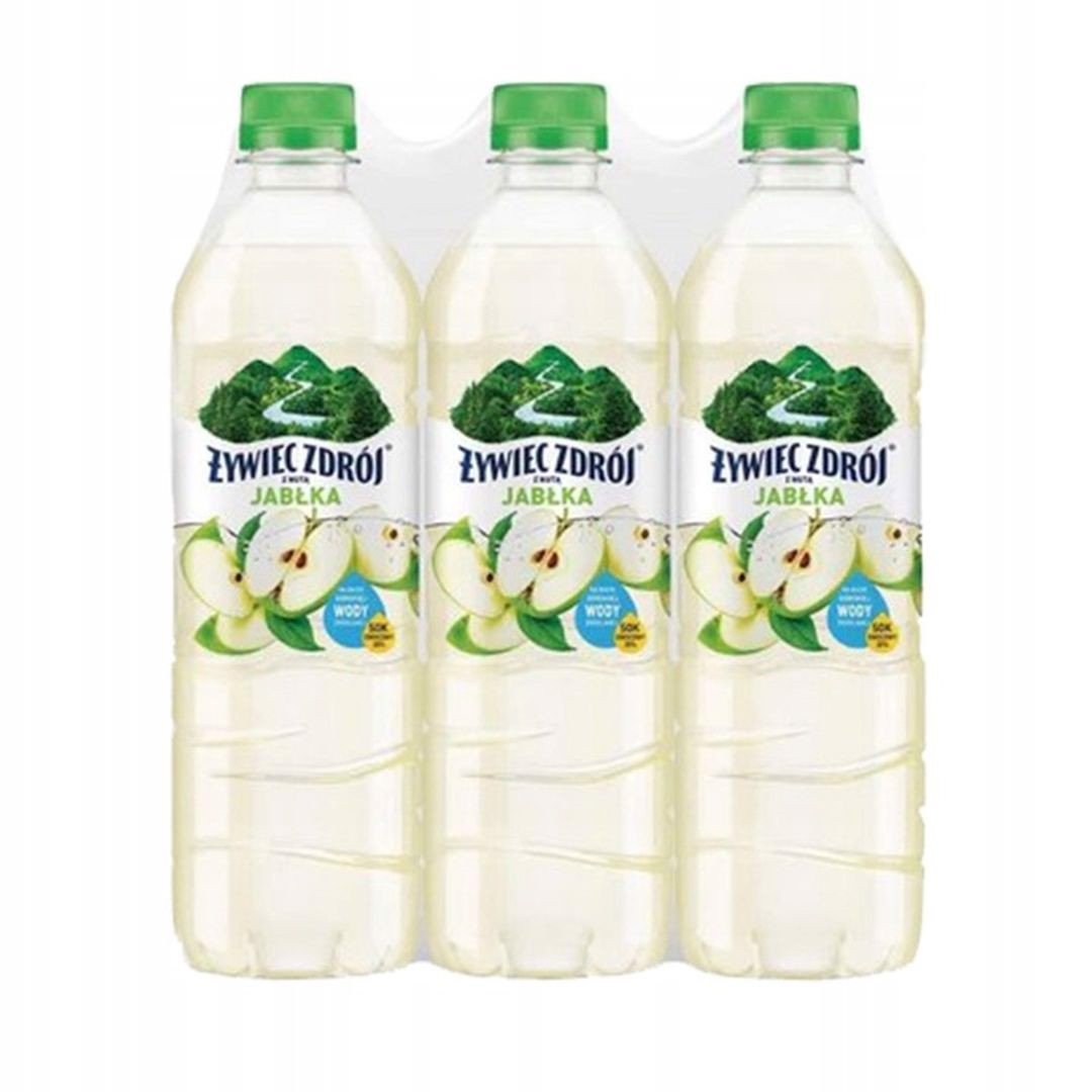 Żywiec Zdrój Napój niegazowany z nutą jabłka 500 ml x 6 sztuk