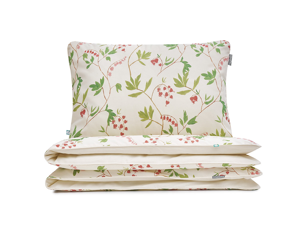 pościel serduszka 220x200 cm + 2x 80x70 cm - MUMLA