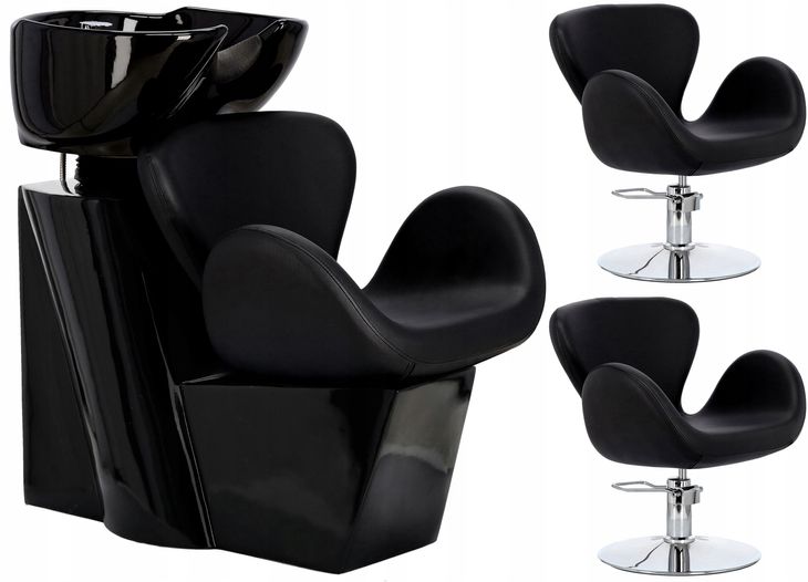 Zestaw myjnia fryzjerska fotel fryzjerski armatura