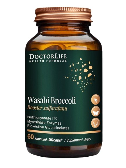 Doctor Life, Wasabi Broccoli Booster Sulforofanu, 60 Kaps. DrCaps