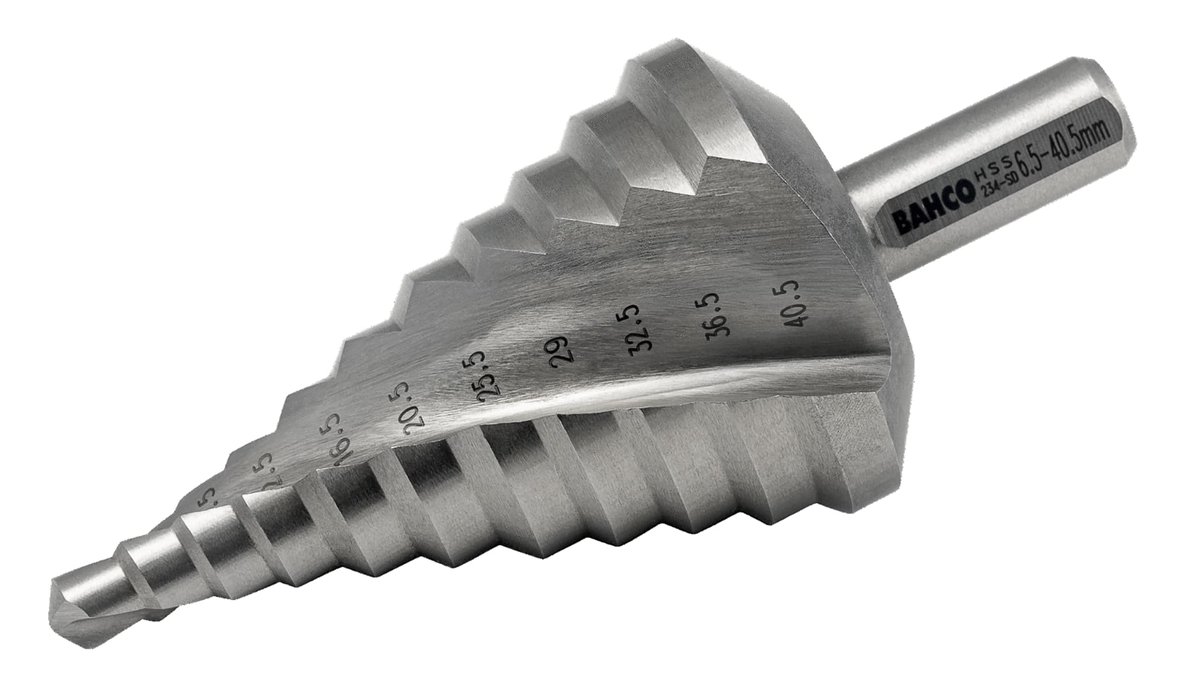 Wiertło stopniowe – od 6,5 do 40,5 mm BAHCO