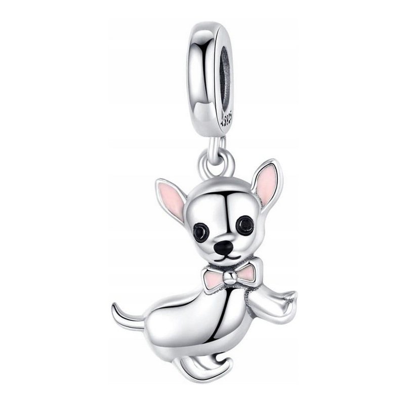 Zawieszka SREBRO 925 Charms koralik do PANDORA Pies Chihuahua