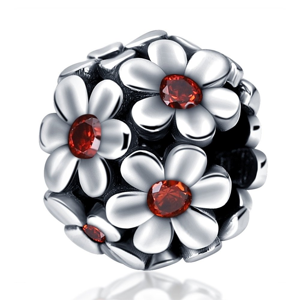 Zawieszka SREBRO 925 Charms koralik do PANDORA Kwiaty