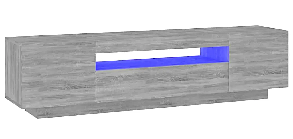 Szafka rtv w kolorze szarego dębu sonoma D9-P51