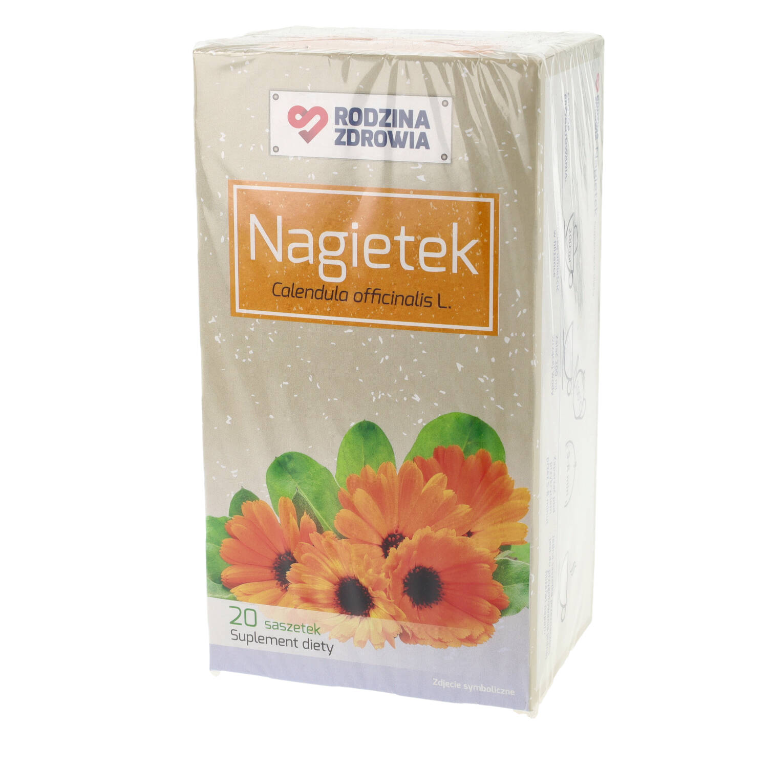 Rodzina Zdrowia - herbatka Nagietek, 20 saszetek