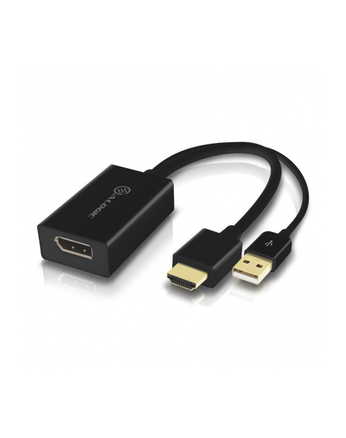 Alogic Adapter Av Hdmi - Displayport + Usb-A Czarny HDDPUACTV HDDPU-ACTV