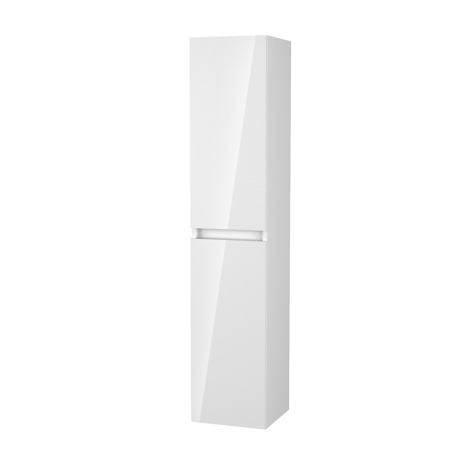 Słupek łazienkowy Krofam Arco 30x145x30 cm biały połysk 149-0010